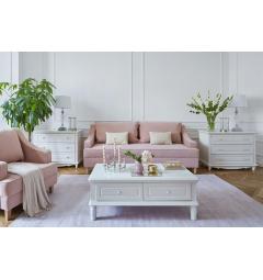 divano rosa cipria velluto tre posti divano contenitore letto