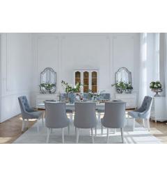 tavolo allungabile provenzale bianco salone