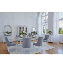 tavolo provenzale bianco allungabile arrediorg