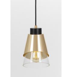 Lampada moderna sospensione oro vetro FABRO W1