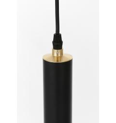 lampada moderna a sospensione nero oro FOLINO W1
