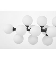 lampadario moderno palle bianche nero PETRICA W24