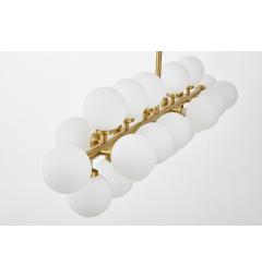 lampadario design moderno bocce ottone PETRICA w24