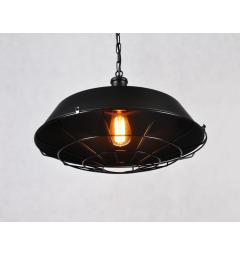 Lampadario a sospensione stile industriale Arigio D45 Nero