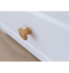 credenza tutta massello pino shabby bianca naturale