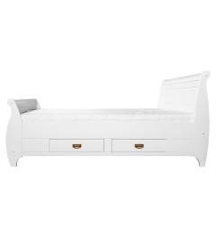 letto 160x200 legno massello stile toscano shabby bianco