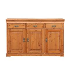 madia shabby legno massello pino miele ante cassetti