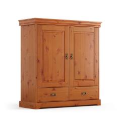 armadietto legno massello miele stile shabby toscano