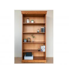 libreria shabby toscano country legno massello pino miele naturale