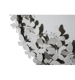 Specchio con decoro farfalle struttura in ferro