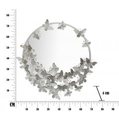 misure specchio rotondo con decorazione farfalle