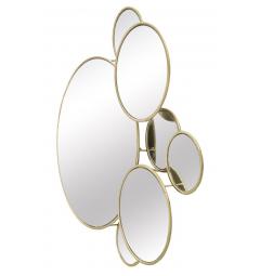 specchio di design con struttura in ferro