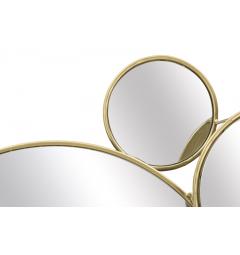 particolare struttura in ferro color oro specchio