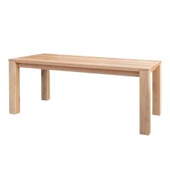 Tavolo legno di rovere massello chiaro 90x180 GAIA