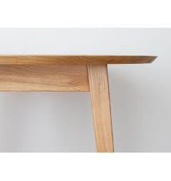 Tavolo legno massello rovere rotondo allungabile 6 posti