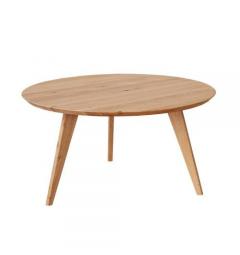 tavolino rotondo 70 cm rovere massello