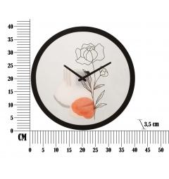 misure orologio da muro a forma di fiore