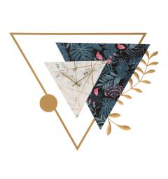 Design glamour dell'orologio da parete a forma di triangolo