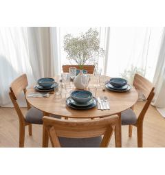 sedia rovere naturale oliato sedile grafite