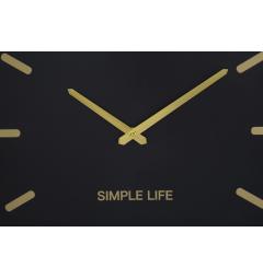 particolare del quadrante dell'orologio da muro simple life