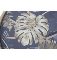orologio con particolare quadrante con decorazione foglie