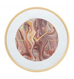 design  contemporaneo multicolor orologio mirror mix