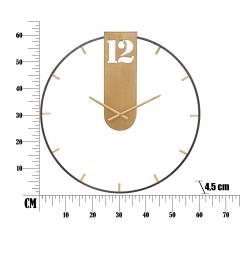 misure orologio da muro oro