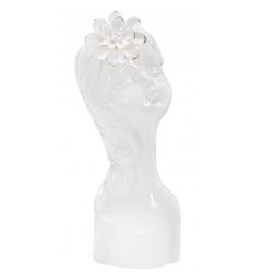 vaso lady in porcellana bianca