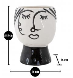 misure vaso volto femminile