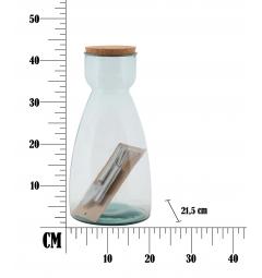 misure vaso vetro riciclato