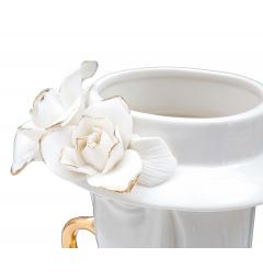 decorazione floreale vaso donna