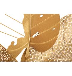 design elefante pannello in oro a forma di foglia