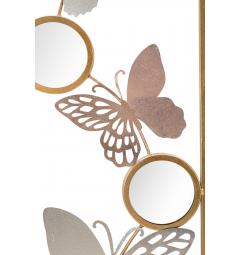 pannello di design farfalle e specchi