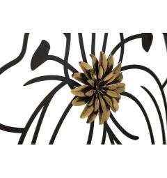 dettaglio fiore in oro centro pannello simply flotis