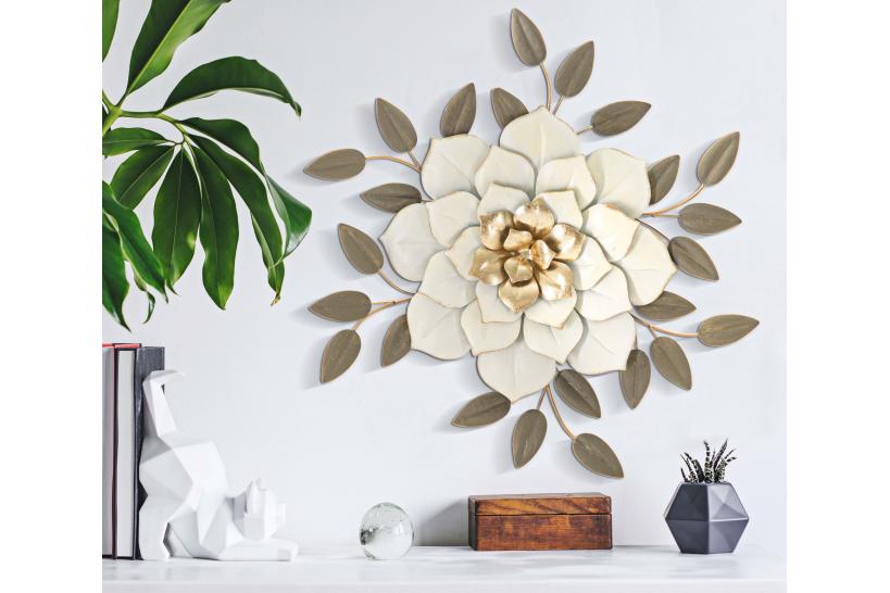 pannello decorativo 3d forma di fiore