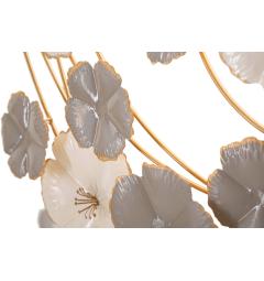 design semplice elegante pannello con fiori rifiniture oro