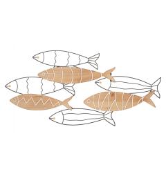 pannello decorativo da muro a forma di pesce