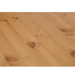 Armadio di legno massello di pino bianco top rovere 3 ante con specchio