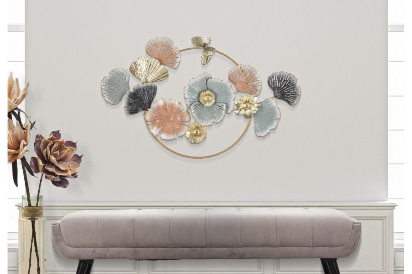 pannello decorativo tridimensionale a forma di fiori