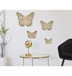 Set farfalle da parete dorate