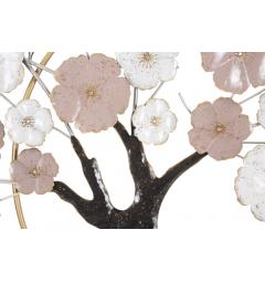 particolare fiori simili al ciliegio pannello a forma di albero