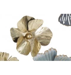 dettaglio fiori che compongono pannello decorativo