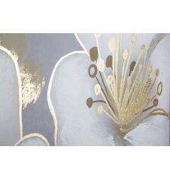 decorazioni dorate stampa dipinta su tela
