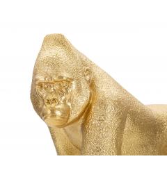 particolare volto statua gorilla