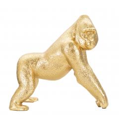 statua a forma di gorilla dorata