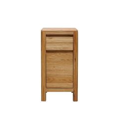 Mobiletto con cassetto in rovere chiaro naturale oliato