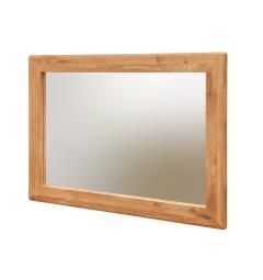 Specchio da parete moderno cornice in legno naturale oliato