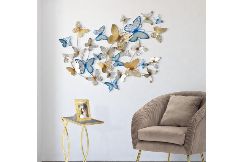 Pannello decorativo tridimensionale farfalle