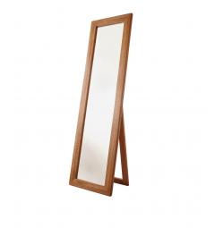Specchio da terra cornice in legno naturale oliato di rovere massello