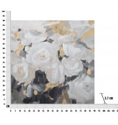 misure dipinto su tela bianco flower